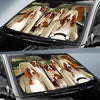 Joycorners WELSH SPRINGER SPANIEL CAR All Over Printed 3D Sun Shade