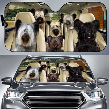 Joycorners SKYE TERRIER CAR All Over Printed 3D Sun Shade