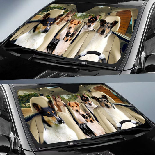 Joycorners SMOOTH COLLIE CAR All Over Printed 3D Sun Shade