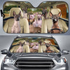 Joycorners XOLOITZCUINTLI CAR All Over Printed 3D Sun Shade