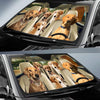 Joycorners FLAT COAT GOLDENDOODLE CAR All Over Printed 3D Sun Shade