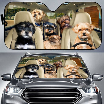 Joycorners SHORKIE SUN All Over Printed 3D Sun Shade