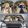 Joycorners PLOTT HOUND CAR All Over Printed 3D Sun Shade