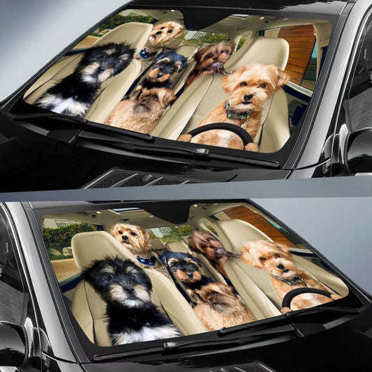 Joycorners SHORKIE SUN All Over Printed 3D Sun Shade