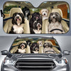 Joycorners TIBETAN TERRIER CAR All Over Printed 3D Sun Shade