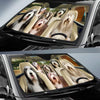 Joycorners BEARDED COLLIE CAR All Over Printed 3D Sun Shade