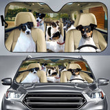 Joycorners CHILEAN TERRIER_ TERRIER CHILENO CAR All Over Printed 3D Sun Shade