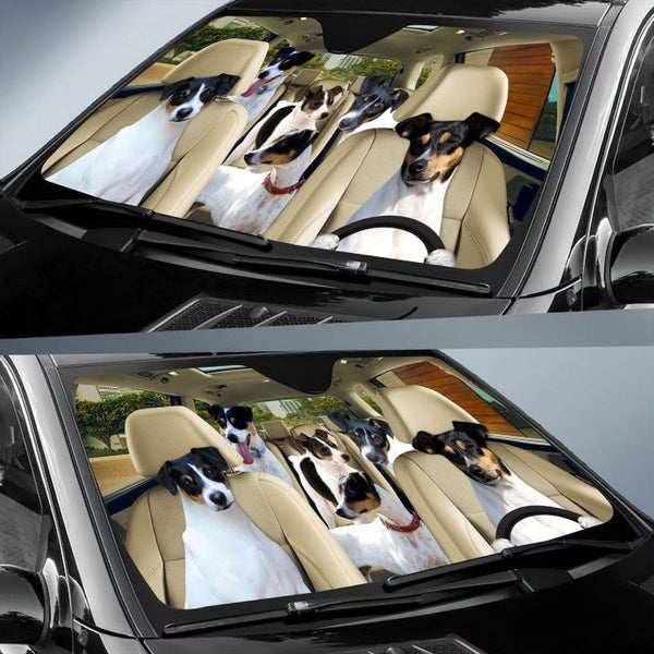 Joycorners CHILEAN TERRIER_ TERRIER CHILENO CAR All Over Printed 3D Sun Shade