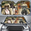 Joycorners STAFFORDSHIRE BULL TERRIER CAR All Over Printed 3D Sun Shade