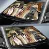 Joycorners STAFFORDSHIRE BULL TERRIER CAR All Over Printed 3D Sun Shade