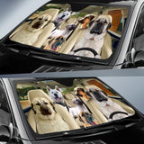 Joycorners KANGAL CAR All Over Printed 3D Sun Shade