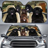 Joycorners NEWFOUNDLAND CAR All Over Printed 3D Sun Shade