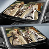 Joycorners PIT BULL TERRIER CAR All Over Printed 3D Sun Shade