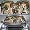 Joycorners PIT BULL TERRIER CAR All Over Printed 3D Sun Shade