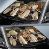 Joycorners MINIATURE PINSCHER CAR All Over Printed 3D Sun Shade