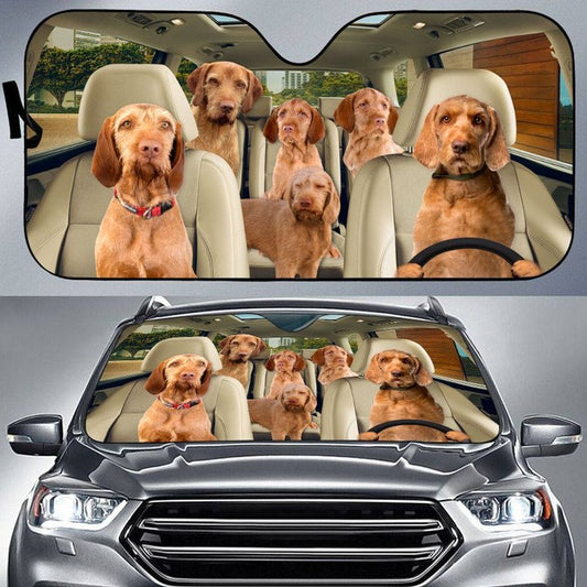 Joycorners WIREHAIRED VIZSLA All Over Printed 3D Sun Shade