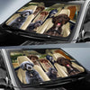 Joycorners SCHNOODLE CAR All Over Printed 3D Sun Shade