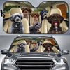 Joycorners SCHNOODLE CAR All Over Printed 3D Sun Shade
