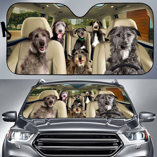 Joycorners SCOTTISH DEERHOUND All Over Printed 3D Sun Shade