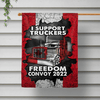 Joycorners Trucker I Support Truckers Freedom Convoy 2022 3D Printed Flag 3D All Over Printed