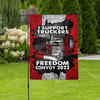 Joycorners Trucker I Support Truckers Freedom Convoy 2022 3D Printed Flag 3D All Over Printed