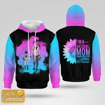 JoyCorners Personalized Baseball Mom And Son CG2-1403 - Happy Mother's Day