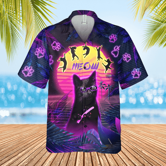 Joycorners Shirt For Cat Lovers All Printed 3D Hawaiian Shirt