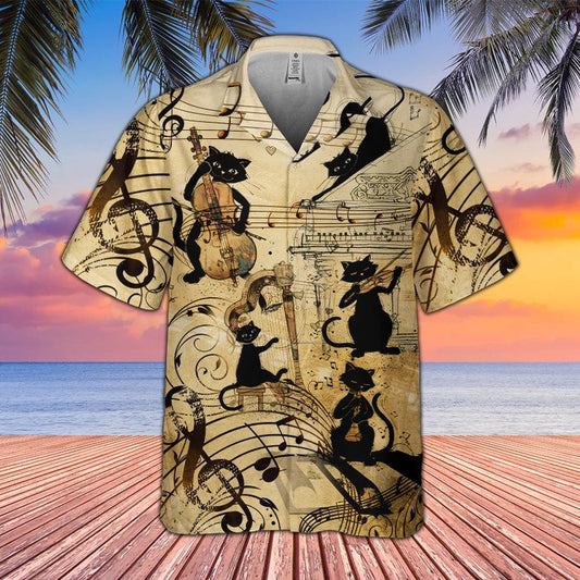 Joycorners Shirt For Cat Lovers All Printed 3D Hawaiian Shirt