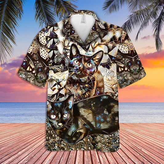 Joycorners Shirt For Cat Lovers All Printed 3D Hawaiian Shirt