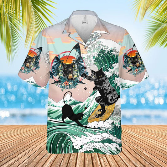 Joycorners Shirt For Cat Lovers All Printed 3D Hawaiian Shirt