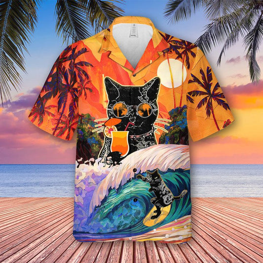 Joycorners Shirt For Cat Lovers All Printed 3D Hawaiian Shirt