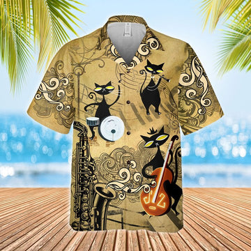 Joycorners Shirt For Cat Lovers All Printed 3D Hawaiian Shirt