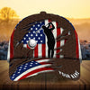 Joycorners Cool A4 Golf Lover Customized Name Multicolor 3D Cap