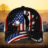 Joycorners Cool A4 Golf Lover Customized Name Multicolor 3D Cap