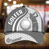 Joycorners Cool Golf Man Customized Name Multicolor 3D Cap