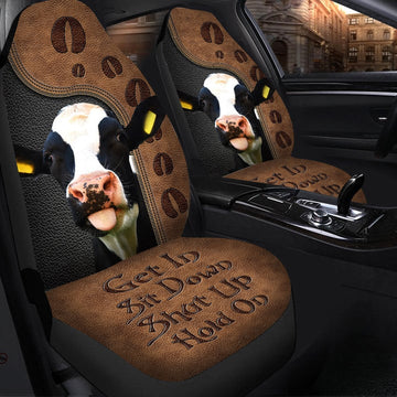 Joycorners Cattle Fun Car Seat Covers (2Pcs)