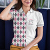 Joycorners Jesus Is My Savior Golf Is My Therapy Women Polo Shirt