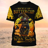 Joycorners Witch Cat 3D Tshirt