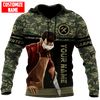 Joycorner PERSONALIZED NAME CARPENTER UNISEX SHIRTS GREEN CAMO 1