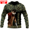 Joycorner PERSONALIZED NAME CARPENTER UNISEX SHIRTS GREEN CAMO 1