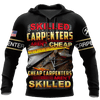 Joycorner PERSONALIZED NAME CARPENTER UNISEX SHIRTS SKILLED CARPENTERS AREN'T CHEAP