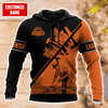 Joycorner PERSONALIZED NAME CARPENTER UNISEX SHIRTS ORANGE TOOLS 1