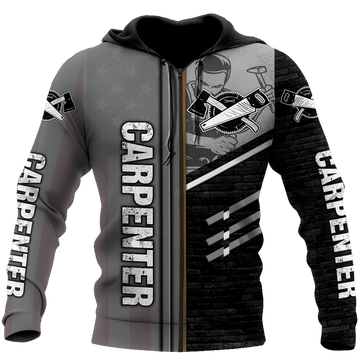 Joycorner PERSONALIZED NAME CARPENTER UNISEX SHIRTS METAL PATTERN VER 2