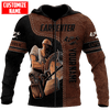 Joycorner PERSONALIZED NAME CARPENTER UNISEX SHIRTS LEATHER TEXTURE