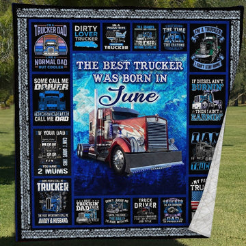 June Trucker Quilt Blanket