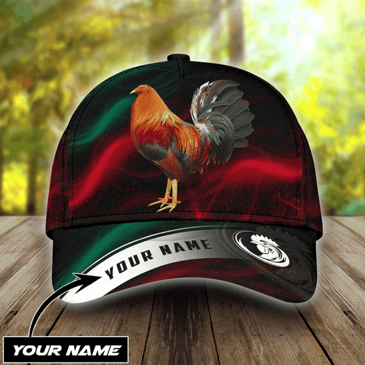 PERSONALIZED MEXICO ROOSTER D CLASSIC CAP