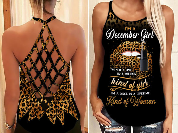 Joycorners Personalized Name I'm A December Girl I'm Not A One In A Million Kind Of Girl I'm A Once In A Lifetime All Over Printed 3D Shirts