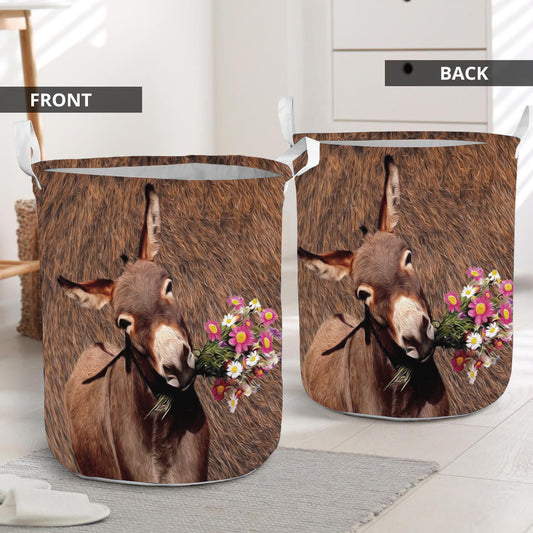 Joycorners Cute DONKEY Laundry Basket