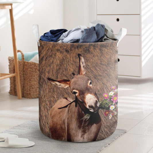 Joycorners Cute DONKEY Laundry Basket