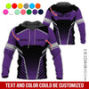 Joycorners Personalized Name And Text All Over Printed Hoodie